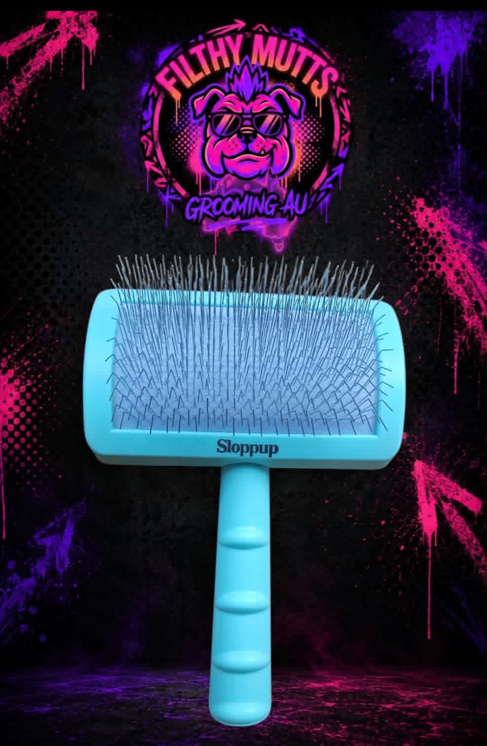 SLICKER BRUSH GREEN